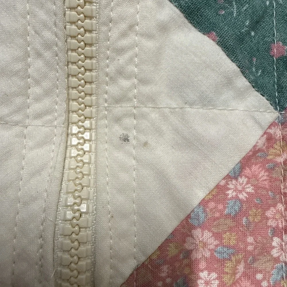 Vintage Quilted Children's Jacket Patchwork Grannycore Handmade Child Size 5/6